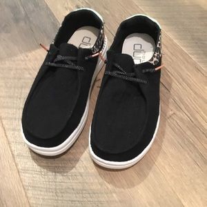 Black Platform Hey Dude Sz 10 *New*!